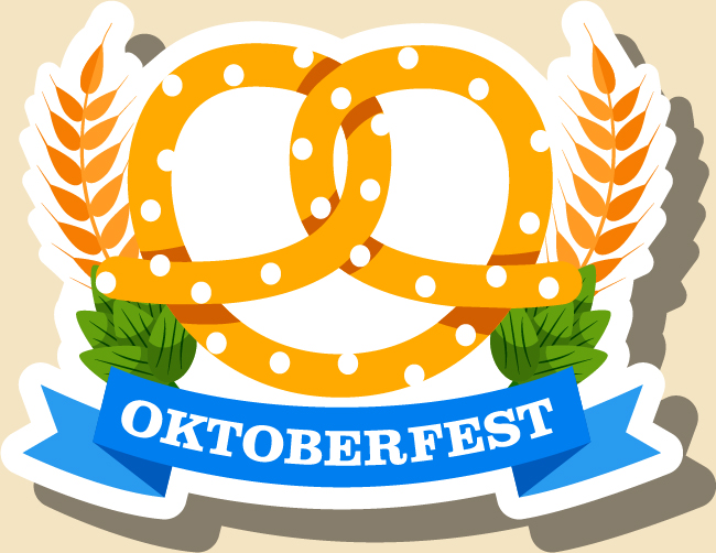 Bretzel Oktoberfest Sticker